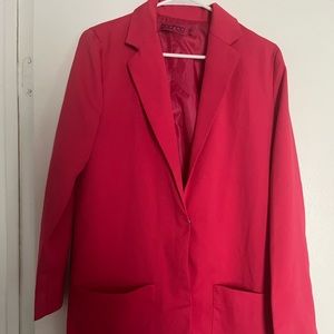 Pink Boohoo Blazer